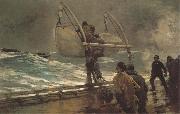 Winslow Homer Das Notsignal painting